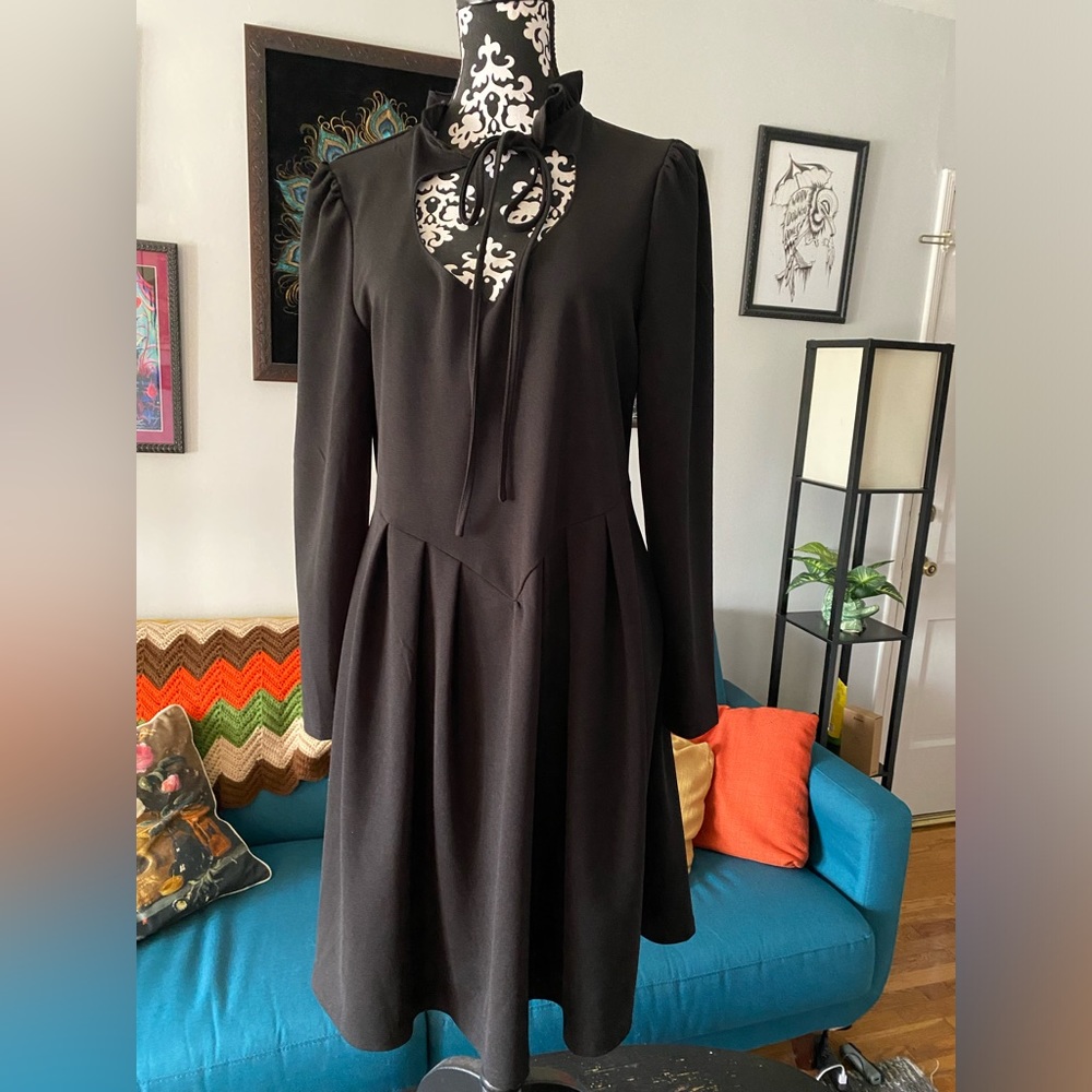 Black skater dress